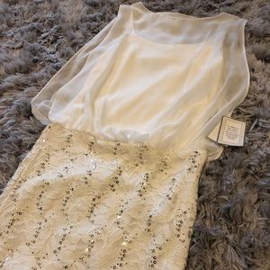 NEW Juniors White Cocktail Dress